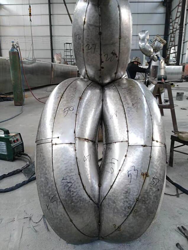 Stainless steel art sculpture balloon dog statue 20190314174103 (2)