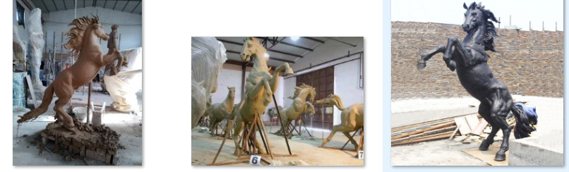 horse sculpture for city