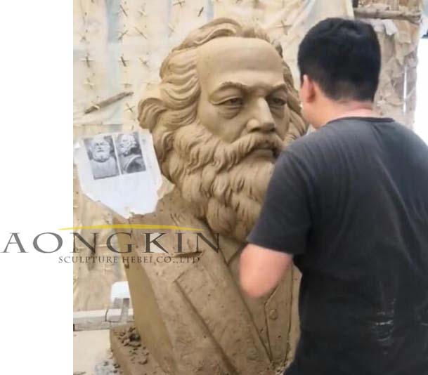 modify clay statue