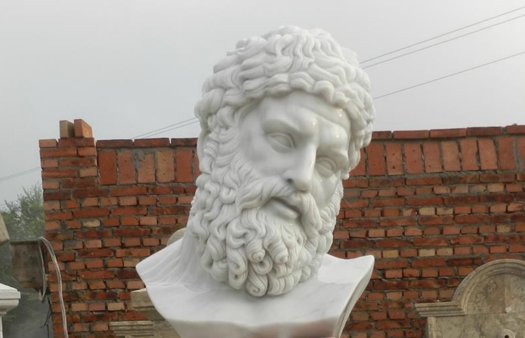 Herodotos marble bust