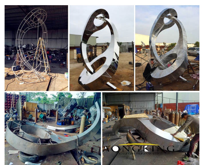 art sculptures stainless steel