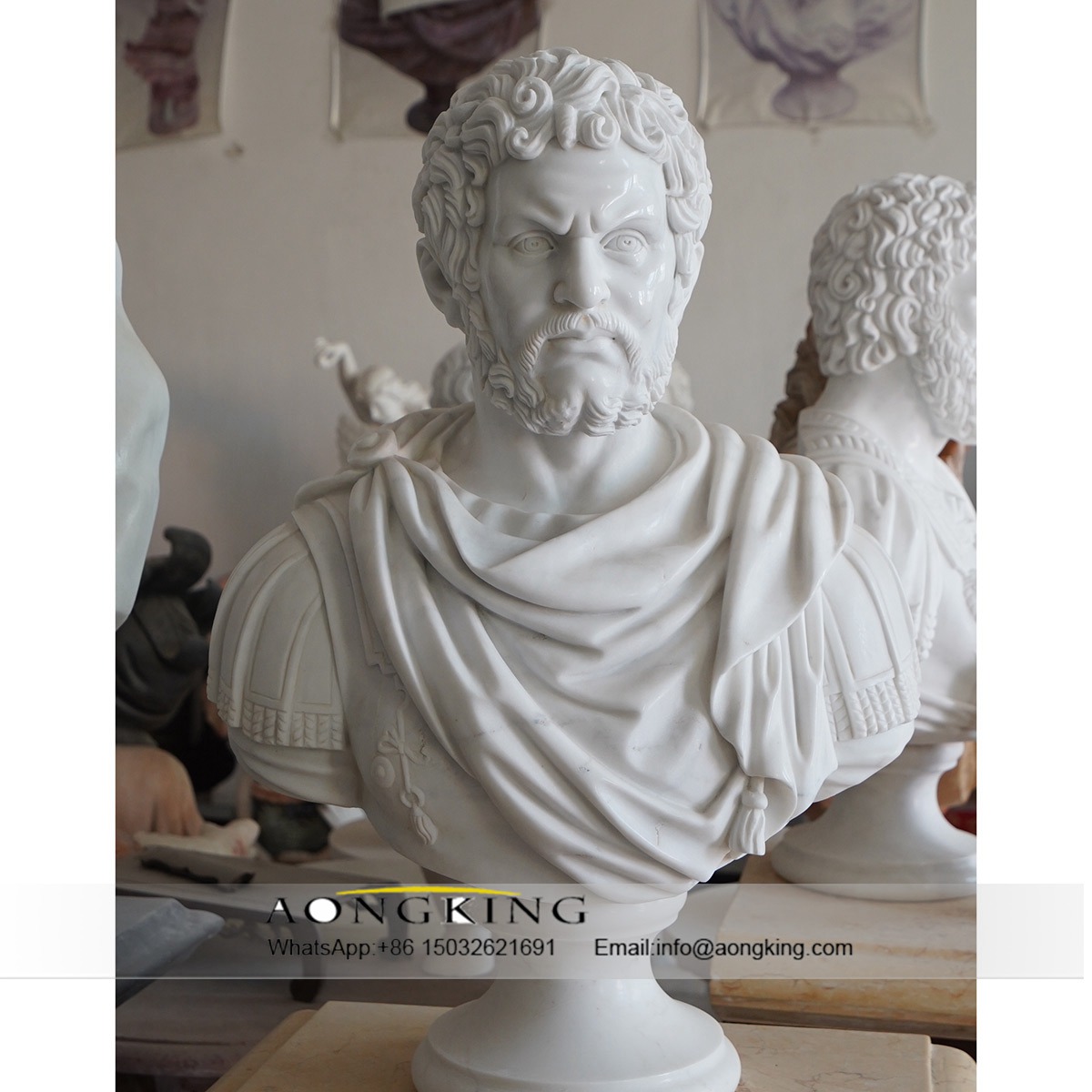 male bust marble