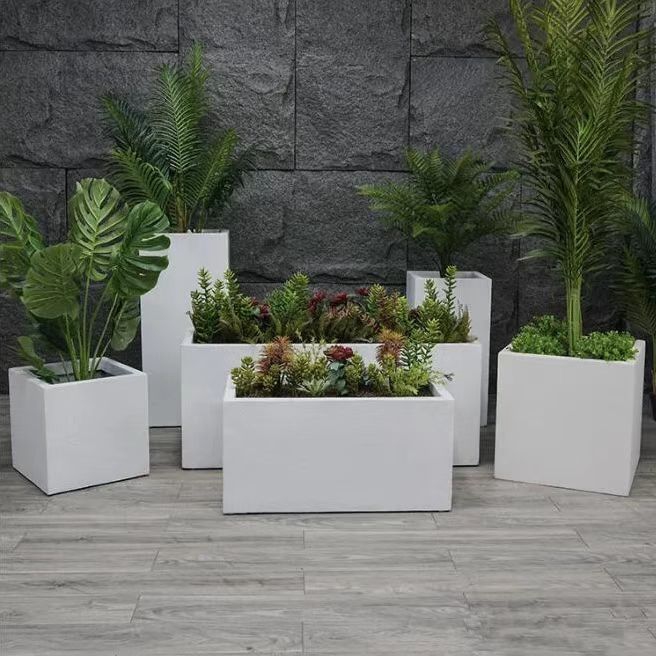 Fiberglass planter for balcony
