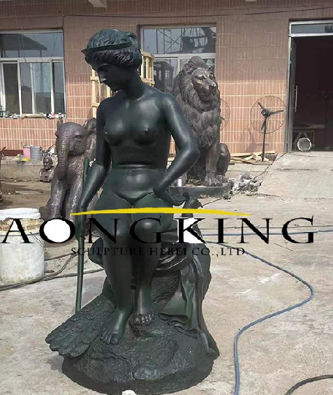 brass Juno statue