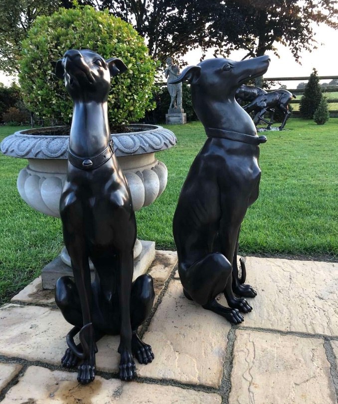 guardian bronze dog statue (2)