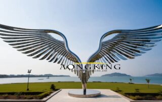 Freedom's Wings Metal Design Aongking Sculpture (1)