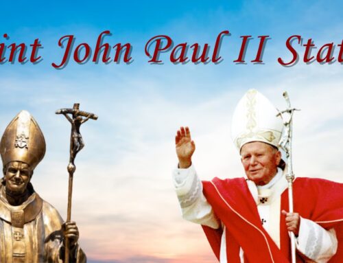 Bronze Saint John Paul II statue